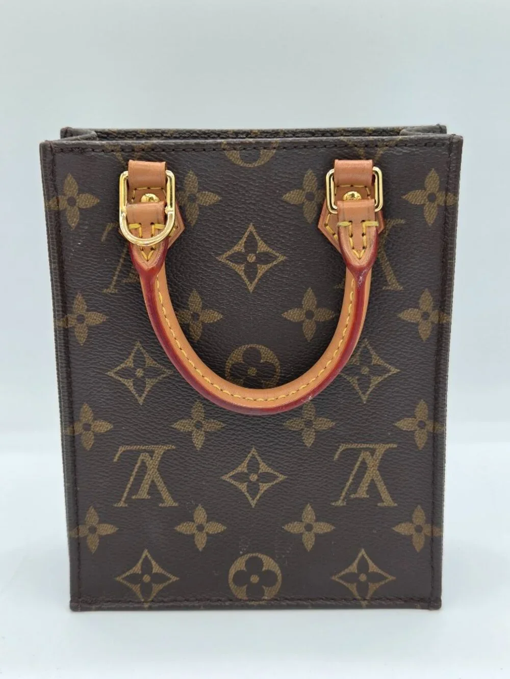 Louis Vuitton Monogram Petit Sac Plat | Crossbody | CA3260 | Authenticated